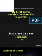 Clase 8 - IG - FB Como Canales de Atención y Ventas