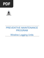 PM Program Wireline Logging Units