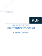 PM Program For Flatbed Trailers