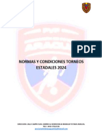 Normas y Condiciones Torneo Estadal 2024