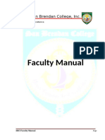 Faculty Manual