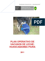 Plan Operativo de Vacunos de Leche