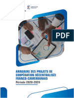 Fiche Projets Des Coopérations Décentralisée France Cameroun