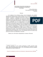 Los Comuneros, Francisco de Miranda y La Francmasonería en Venezuela (1779-1810)