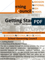 DepEd School Governing Council Manual - Getting Started