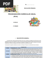 Programación Curricular Anual