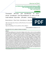 Taxonomic Diversity and Distribution of Mites (Acari: Acariformes and Parasitiformes) in Nests of The Semi-Collared Flycatcher