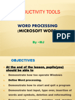 MS Word Training