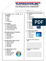 Evaluacion Diagnostica de 3ERO SECUNDA