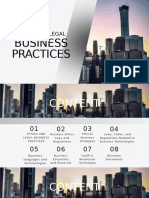 Ethics and Legal Business Practices