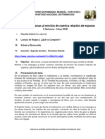 II Guión Mayo Nuestros Carismas Al Servicio de Nuestra Relación Matrimonial