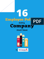 16 Employee Policies Every Business Must Have