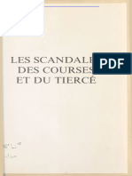 Les Scandales Des Courses Et Du Tiercé