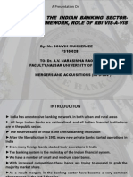 Mergers in Indian Banking Sector-The Legal Framework, Role of RBI Vis-Avis Role of CCI