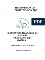 Guia Teorico Practica 6 Sistemas de Ecuaciones Lineales