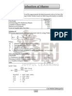 Compiler Valuation of Shares 1