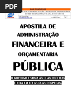 Apostila de Administracao Financeira Orcamentaria