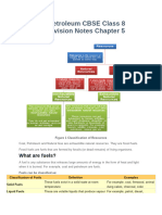 Coal and Petroleum CBSE Class 8 Science Revision Notes Chapter 5 Advance