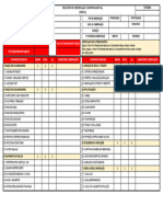 Modelo de Registro de Observação Comportamental FROTA