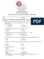 CAR - 1st Quarter Exam