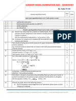 Hsslive Xii Model Exam Feb 2023 Key Chemistry Anil