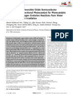 A Novel Double Perovskite Oxide Semiconductor Sr2CoWO6 As Bifunctional Photocatalyst For Photocatalytic Oxygen and Hydrogen Evolution Reactions From Water Under Visible Light Irradiation