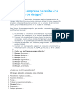 Por Qué Mi Empresa Necesita Una Evaluación de Riesgos