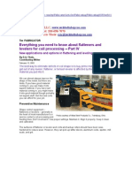 Everything You Need To Know About Flatteners and Levelers For Coil Processing - Part IV