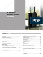 N Wireless Modem Router: User Manual