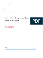 Innovation Management Capabilities Assessment 2019