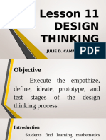 Lesson 11 Design Thinking