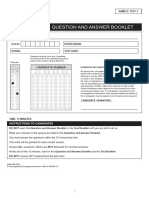 Reading Sample Test 3 Question Paper Part A