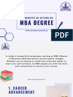 The Benefits of Getting An Mba Degree