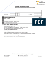 Cambridge International Advanced Subsidiary and Advanced Level