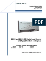 2301D and 2301D-EC Digital Load Sharing and Speed Controls For Engines