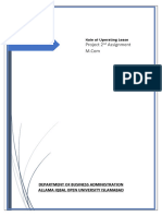 Role of Operating Lease