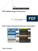 Edit Template Dengan Dream Weaver Template