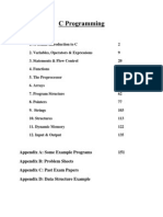 C Programming Lecture Notes 2008-09