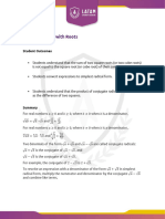 5.5A Expressions With Roots