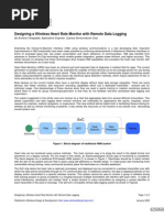 Designing A Wireless Heart Rate Monitor With Remote Data Logging