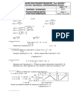 Fonctions Numériques Tle D