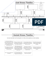 Ancient Greece Timeline Activity