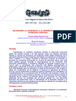 Mejorando La Tolerancia A La Frustracion Desde La Expresion Corporal