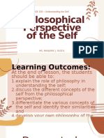 1.philosophical Perspective of The Self