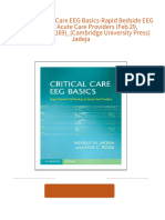 Critical Care EEG Basics-Rapid Bedside EEG Reading For Acute Care Providers (Feb 29, 2024) - (1009261169) - (Cambridge University Press) Jadeja All Chapter Instant Download