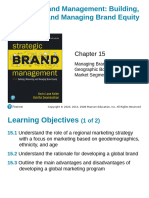 Chapter15 - Managing Brands Over Geographic Boundaries and Market Segments