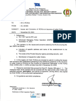 Issues and Concerns of RCSUs On Issuance of LETTER ORDERS