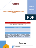 Tema 5 - Límites y Límites Laterales