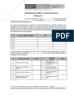 Nivel Inicial - Acta de Distribucion de Alimentos