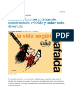 Mafalda - Cómo Ser Inteligente, Concienciada, Rebelde Y, Sobre Todo, Divertida